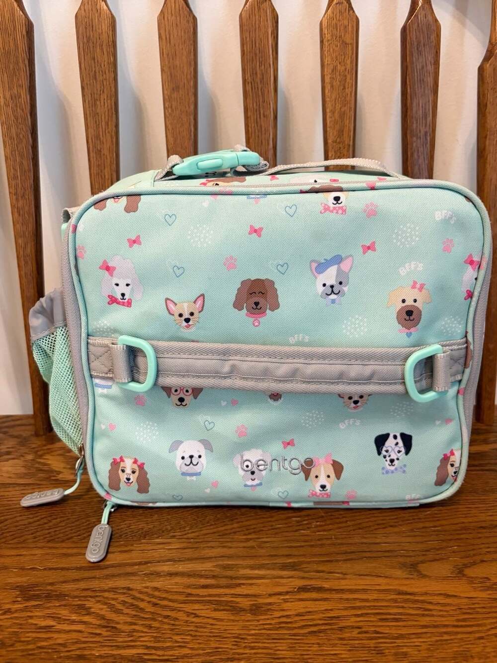 Bentgo Kids Prints Insulated Lunch Bag Puppy Love Pattern